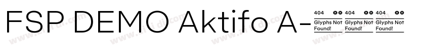 FSP DEMO Aktifo A字体转换 FSP DEMO Aktifo A字体转换